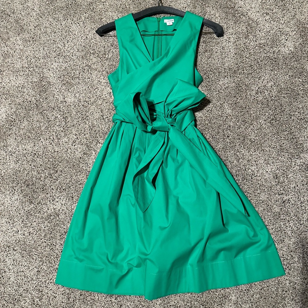 J. Crew Sleeveless Wrap Dress (8)